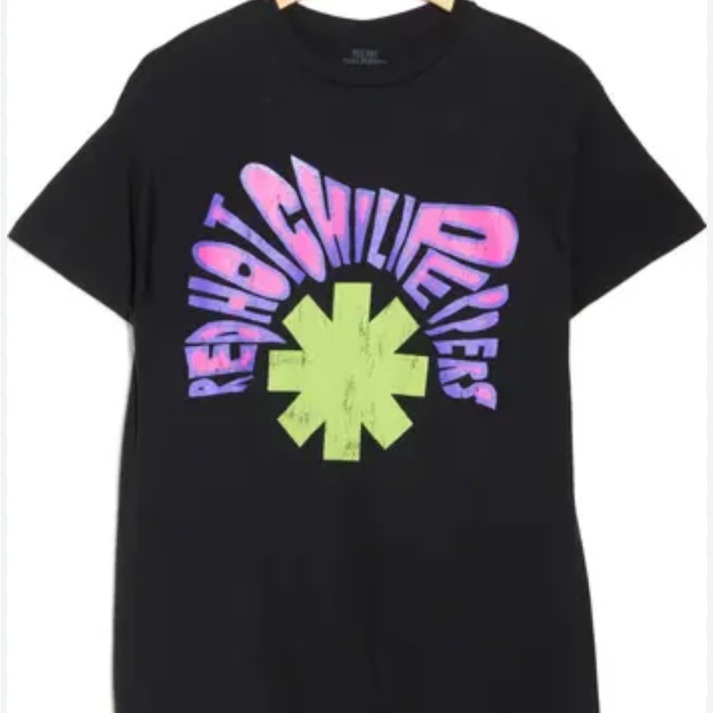Red Hot Chili Peppers Black Graphic Band T-Shirt